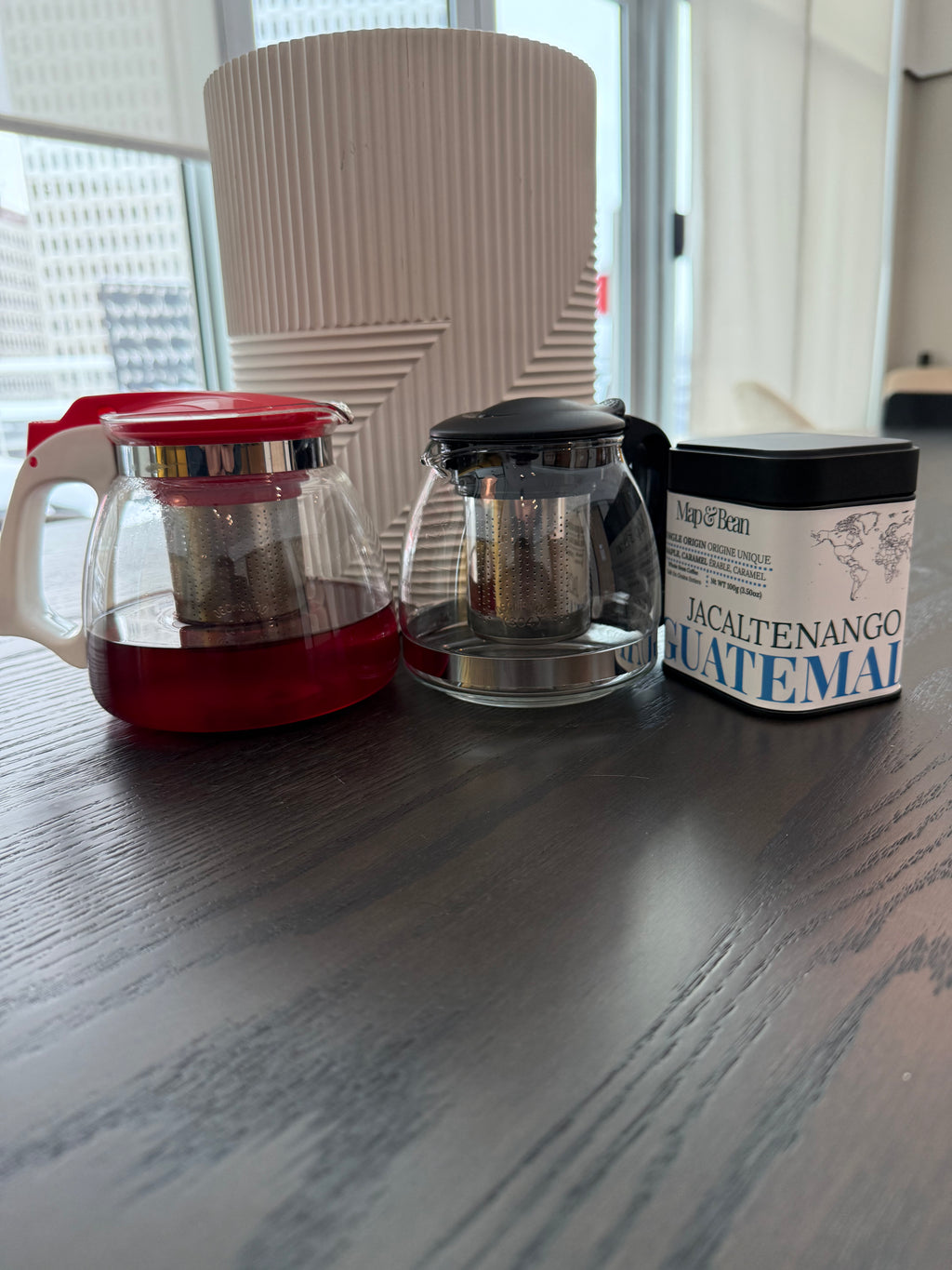 Mini Glass Jug With Tea & Coffee Filter